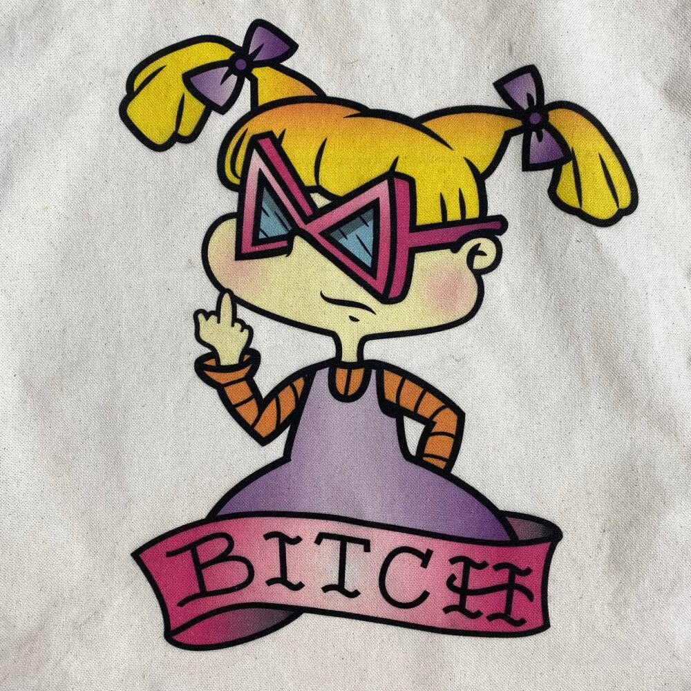 Angelica Rugrats Novelty Canvas Tote Bag - Picture 3 of 3
